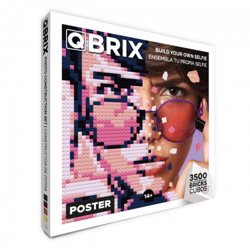 Bausteine Mosaik aus eigenen Fotos- Fotogeschenk Puzzle QBrix „Poster“ Mosaikkunstwerk